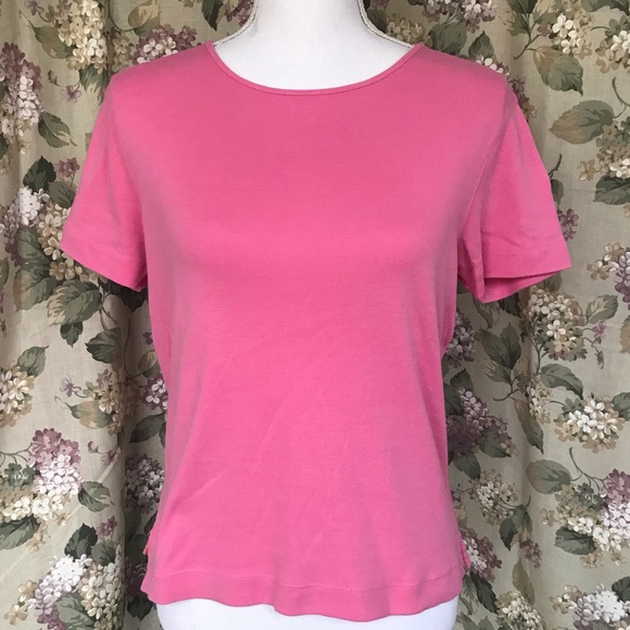 Kate Hill Tops - EUC Hot Pink Petite Tee